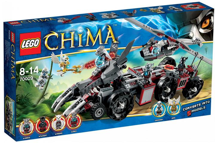 Produktbild LEGO Legends of Chima Worriz' Grosser Wolfstruck (70009)