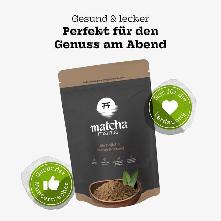 Produktbild Matcha Mania Bio Hōjicha gerösteter Matcha (80 g)