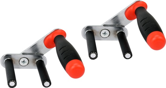Actual product image Yato Yt-37440 Handles For Carrying Gypsum Plate Papers, Black Silver (2.40 cm)