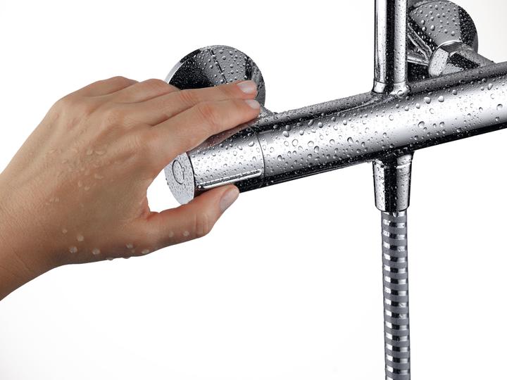 Produktbild hansgrohe Vernis Shape Duschsystem 230 1 Strahlart mit Thermostat
