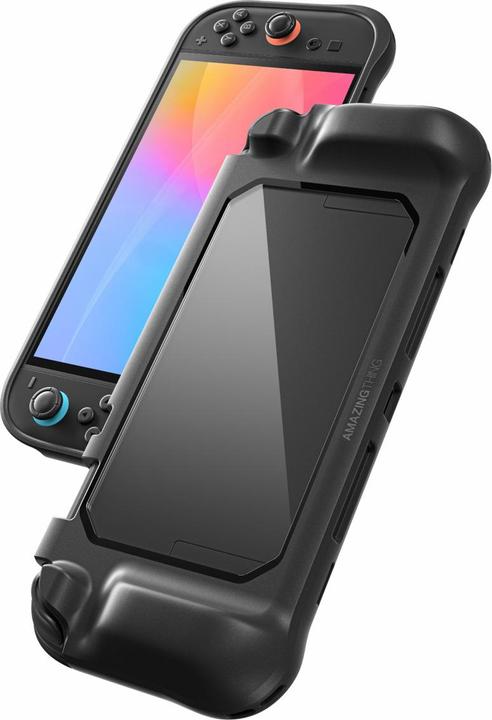 Amazingthing PlayShield Bunker Schutzhülle für Nintendo Switch 2, Schwarz (Switch 2)