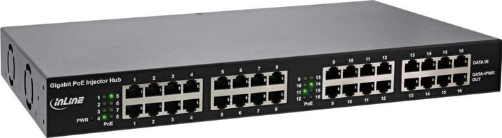 InLine Hub iniettore di rete Gigabit PoE+ 16 porte (16x PoE+) (802,3at (PoE+), 250 W)