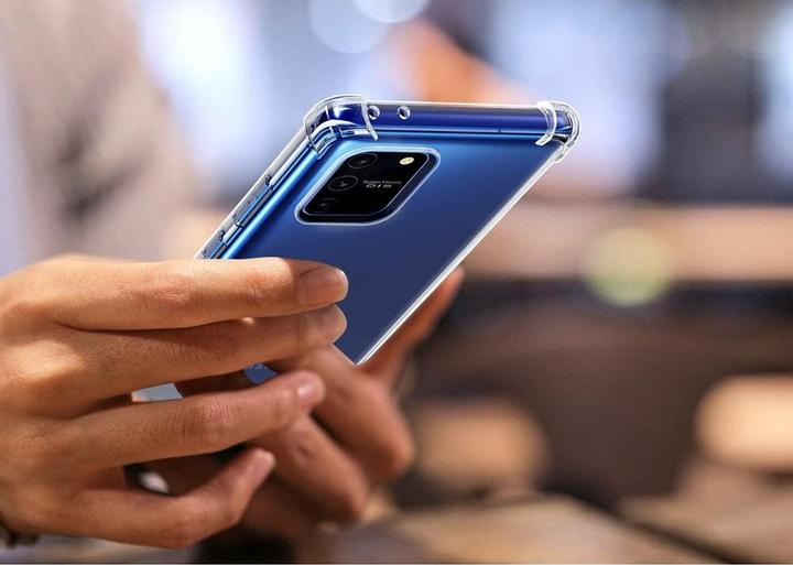 Actual product image Screenguard Samsung Galaxy S10 Lite Case Crystal Soft Airbag Bumper (Samsung Galaxy S10 Lite)