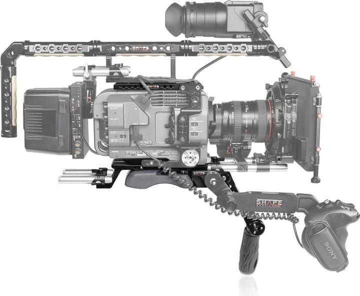 Actual product image Shape Sony FX9 baseplate and top plate