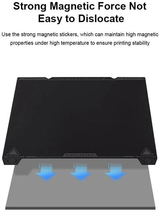 Image du produit Creality Plateforme d'impression K1 Plaque de construction fine en PEI (Lit d'impression)