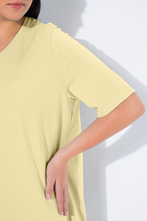 Actual product image Ulla Popken Essential V-Neck Stretch Tee (54)
