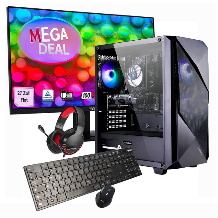 Immagine prodotto GameMax Megadeal Striker SET2597 7587 R7-5700X 32GB/1TB SSD RTX5060 Win11 + MSI Pro MP273A 2 (1000 GB, 32 GB, AMD Ryzen 7 5700X, GeForce RTX 5060)