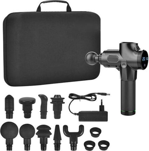 Produktbild Vedia Muskel-Massage Gun, 30 Geschwindigkeiten, 9 Massageköpfe