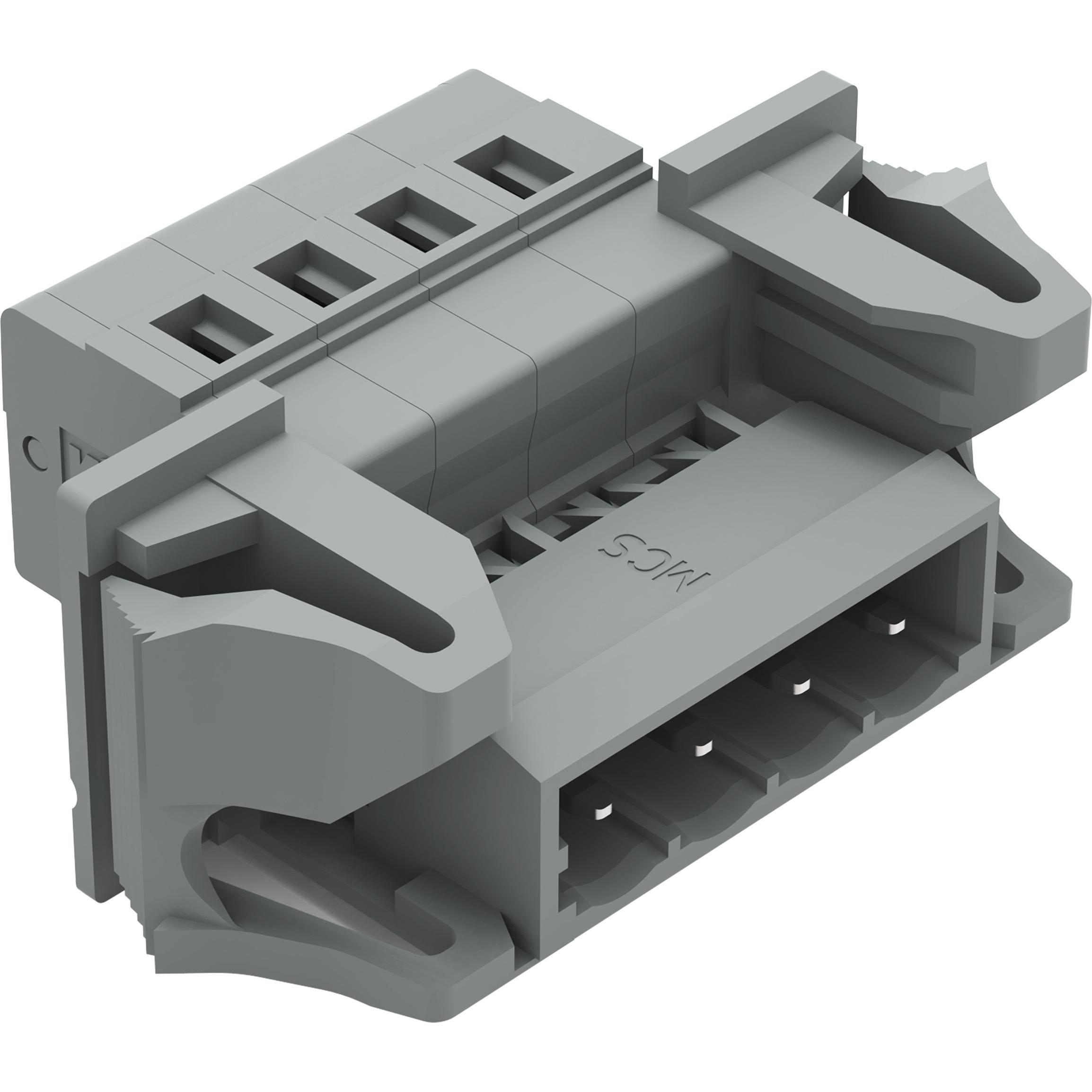 Wago Intestazione dei pin a 1 filo, Cavo + Spina elettrica, Grigio