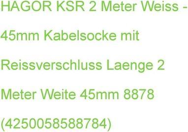 Nährwerte und Zutaten Hagor KS Kabelschlauch (Kabelschlauch, 200 cm)