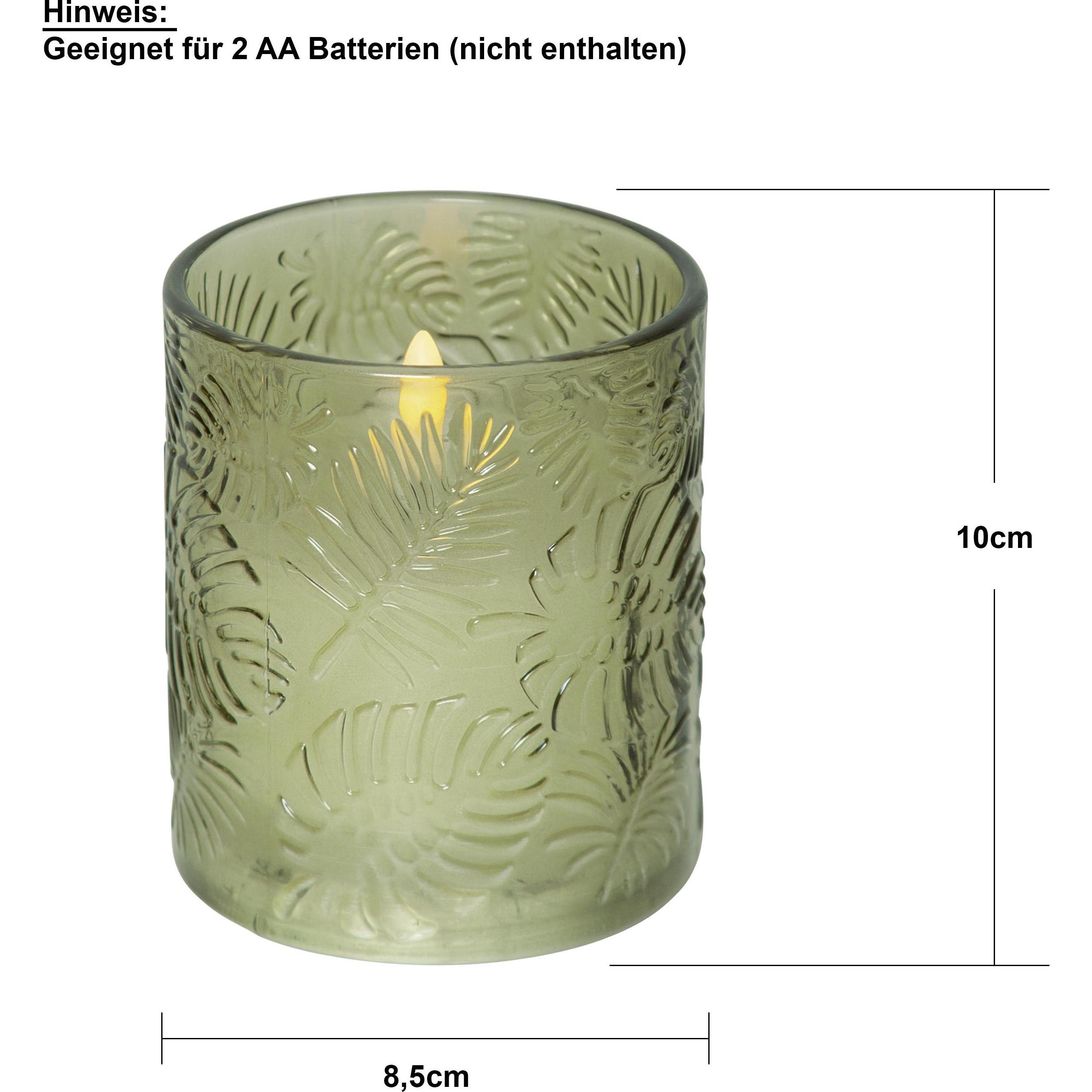 Thumbnail - Star Trading, LED Kerzen, LED Pillar Kerze Flamme Leaf (1 x)