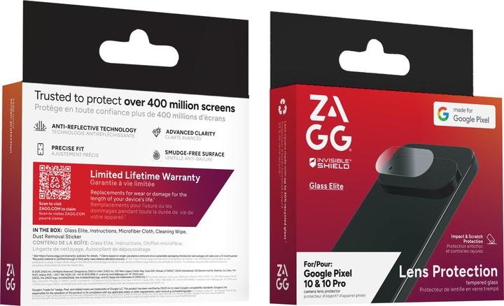 Produktbild Zagg Glass Elite (1 Stk., Google Pixel 10, Google Pixel 10 Pro)