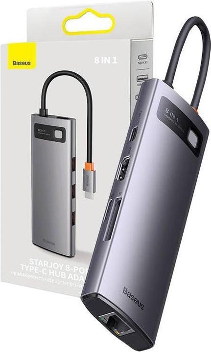 Actual product image Baseus StarJoy Series (USB-C, 8 Ports)
