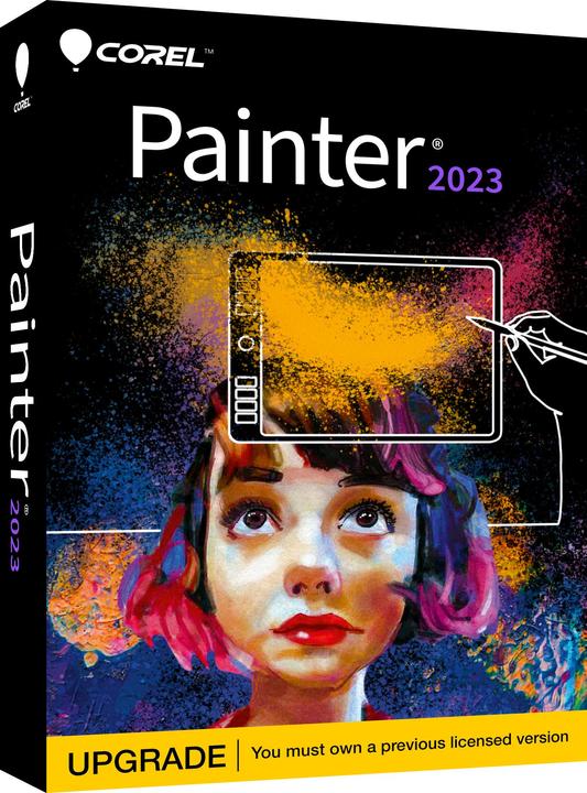 Produktbild Corel Painter 2023 Box, Upgrade, Windows/Mac, DE/FR/EN (1 User, unbegrenzt)