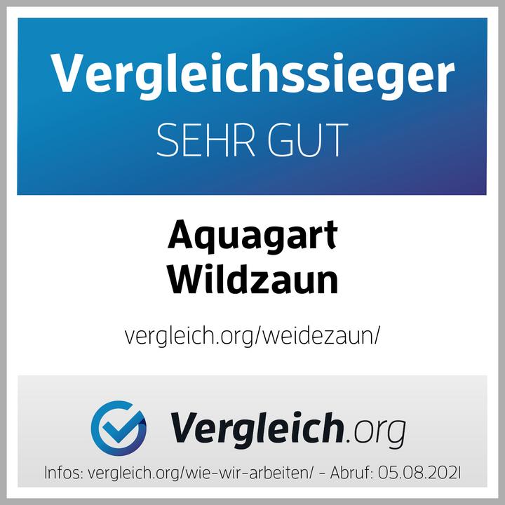 Energy Label Aquagart 250m Wildzaun Forstzaun Knotengeflecht 150/12/30+ Pfosten + Spanndraht