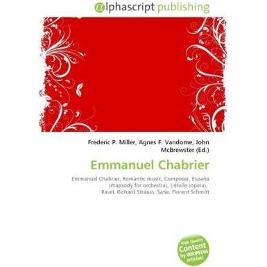 Emmanuel Chabrier, Fachbücher