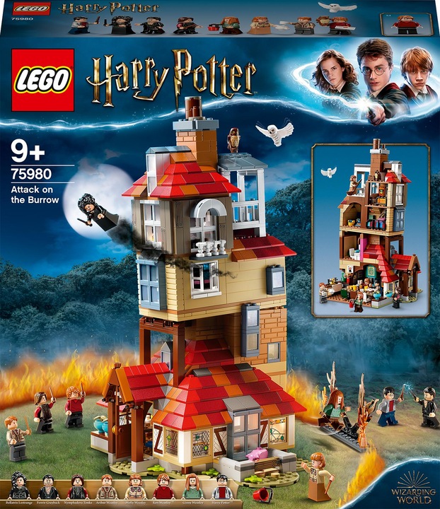 Image du produit LEGO Attaque sur le terrier (75980, LEGO Harry Potter, LEGO difficiles à trouver)