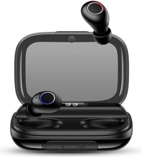 Actual product image Usams Słuchawki Bluetooth 5.0 TWS YJ series bezprzewodowe czarny/black BHUYJ01 (4.50 h, Wireless)