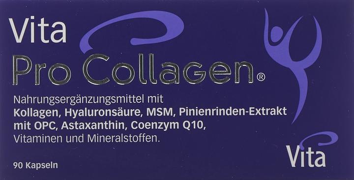Produktbild Vita PRO Kollagen MSM Kiefernrinde OPC Astaxanthin und mehr (90 Stück, Kapseln, 313 g)