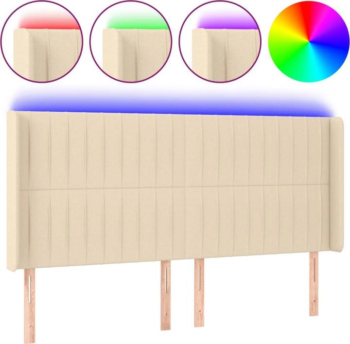 Actual product image vidaXL LED Kopfteil (183 x 16 x 128 cm)