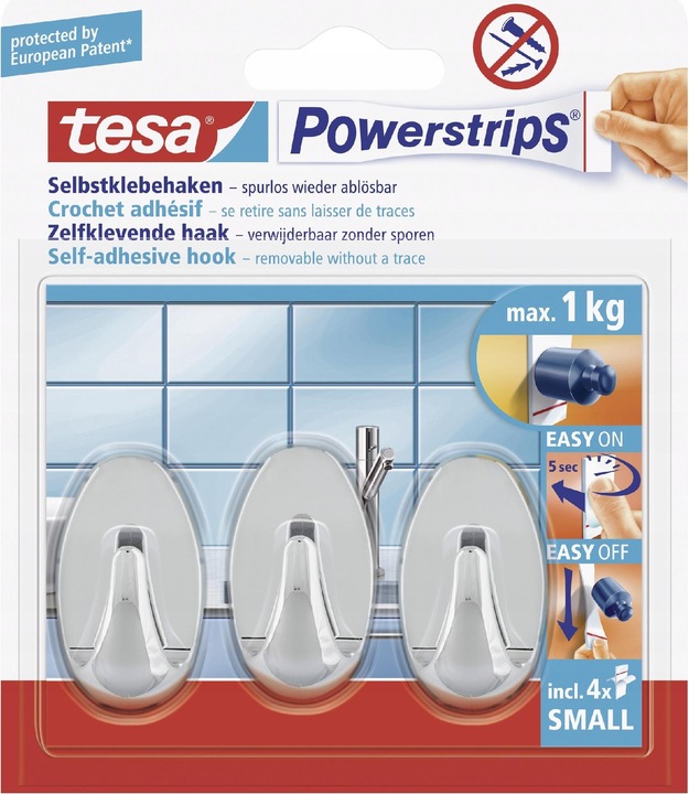 Actual product image tesa Powerstrip® Hook Small Oval C