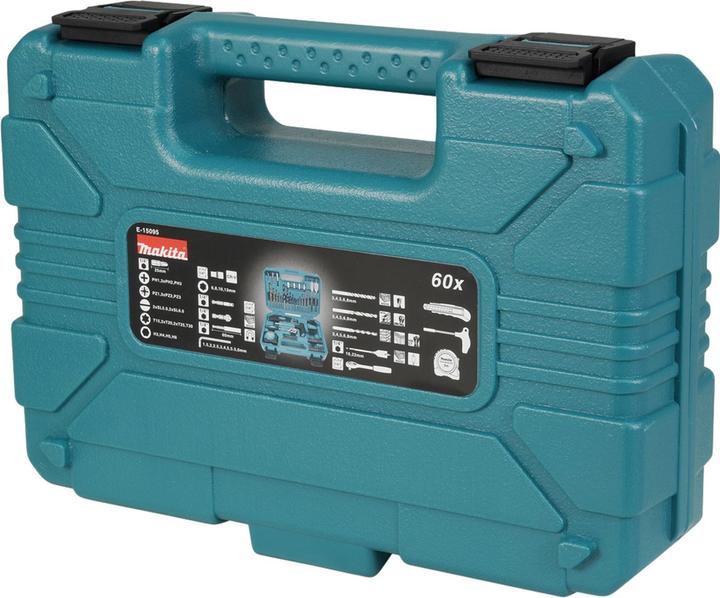 Produktbild Makita E-15095 Werkzeugset 60-tlg. (16 mm, 22 mm, 3 mm, 4 mm, 5 mm, 6 mm, 8 mm)