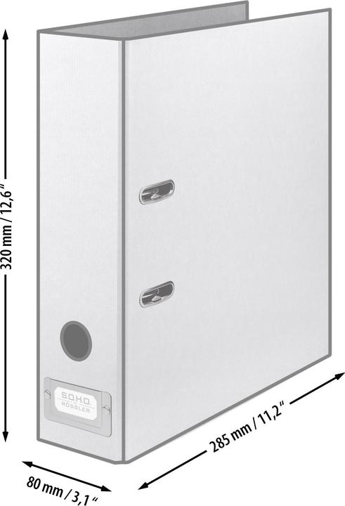 Produktbild micasa Soho (A4, 80 mm, 1 Stk.)