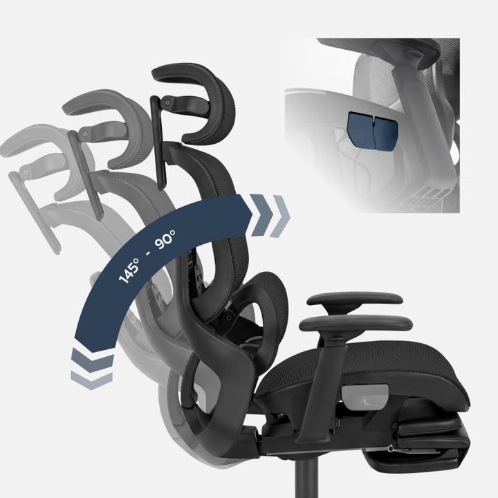 Actual product image Mark Adler Fotel ergonomiczny z podnóżkiem Expert 9.3 Black
