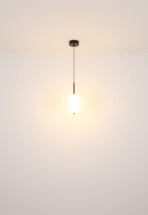 Image du produit Globo Lampe à Suspendre Métal Noir Mat, 1xled (1400 lm)