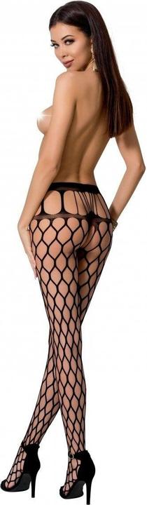 Produktbild Passion Strumpfhose ouvert in schwarz (One Size)