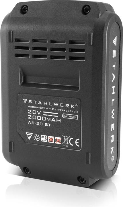 Actual product image Stahlwerk Battery 2Ah 20 V Li-Ion replacement battery for cordless screwdriver cordless drill (20 V)