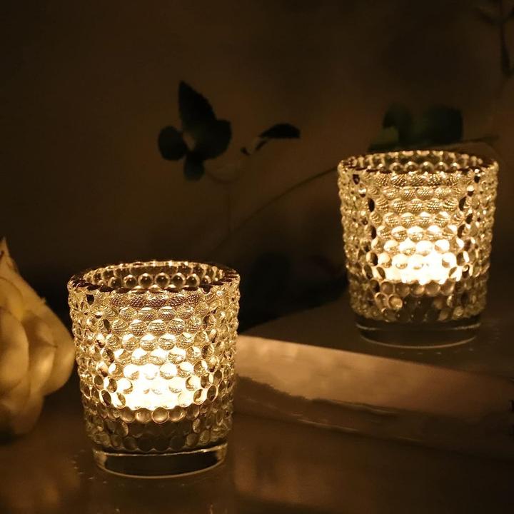 Actual product image Vohocandle Teelichtgläser-Set mit Goldrand (12 Stück)