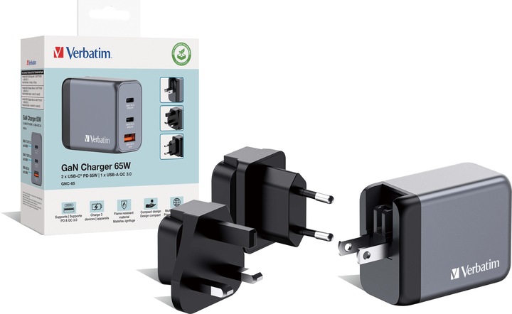 Produktbild Verbatim GNC-65 GaN Charger (65 W)