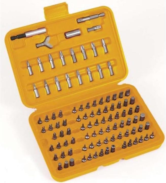 Actual product image Toolland SCREW THREAD / BIT SET - 100 pcs.