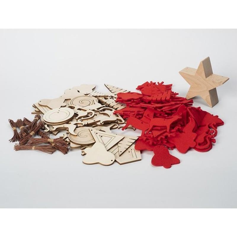 Spira Christmas Tree, Christbaumschmuck, SPIRA SMALL Mix-Combo STAR (98 -teilig)