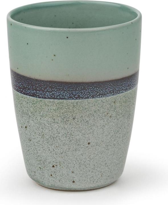 Actual product image Bredemeijer 1x4 Mugs Sven 200ml Tassen Steingut Streifen 147080 (200 ml, 4 x)