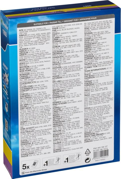 Produktbild Menalux 9001961276 1900 Staubsaugerbeutel (5x)