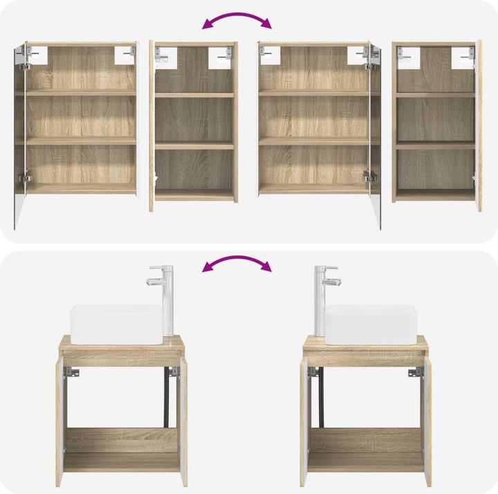 Produktbild vidaXL Badezimmerschrank