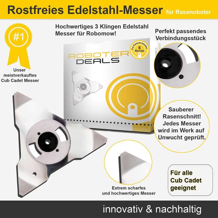Produktbild Roboter Deals Mähroboter Ersatzmesser (Mähroboter, Rasenmäher Messer + Ersatzmesser Gartenmaschinen)