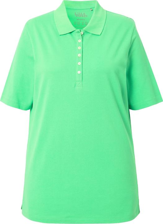 Produktbild Ulla Popken Poloshirt, Piqué, Polokragen, Samt-Knopfleiste, Halbarm (50, 52)