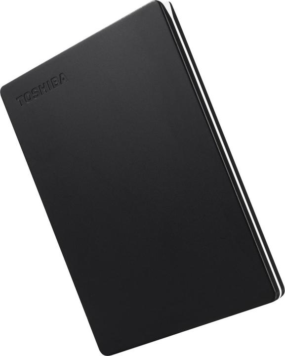 Productafbeelding Toshiba CANVIO SLIM 2TB ZWART 2,5 USB3.0 ALU FINIS - 2000 GB - 2,5 inch - 3.2 Gen 1 (3.1 (2 TB)