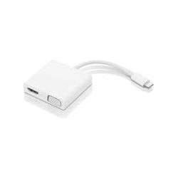 Thumbnail - Lenovo USB-C Hub (USB-C, 3 Ports), Dockingstation + USB Hub, Weiss