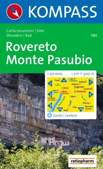 Produktbild KOMPASS Wanderkarte Rovereto - Monte Pasubio