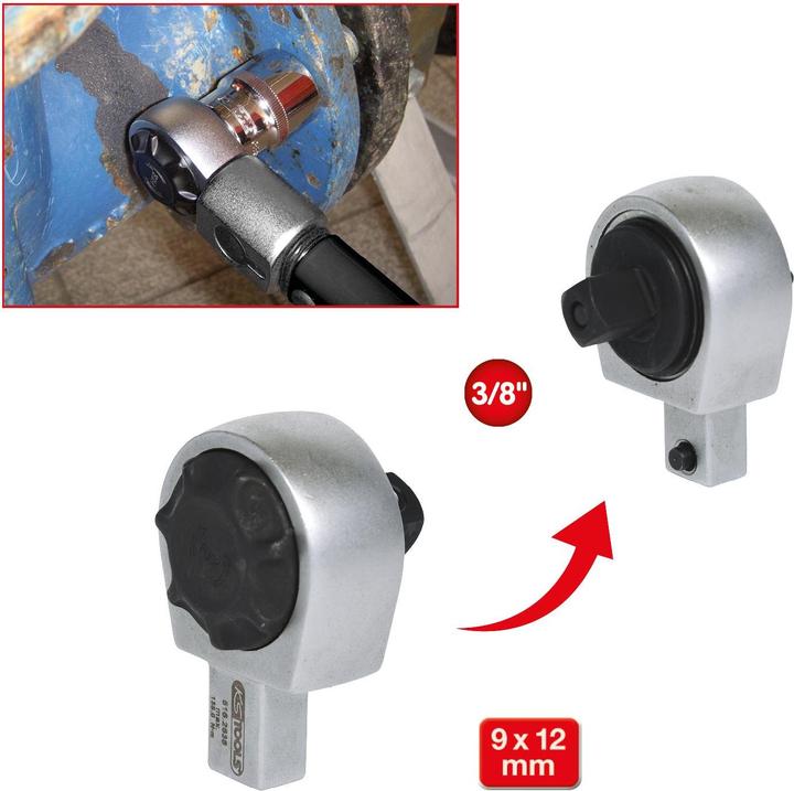 Produktbild KS Tools Einsteck-Umschaltknarre (3/8")