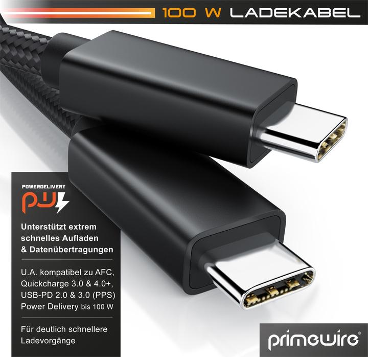 Actual product image Primewire USB C – USB C (0.80 m, USB 4.0, 100 W)