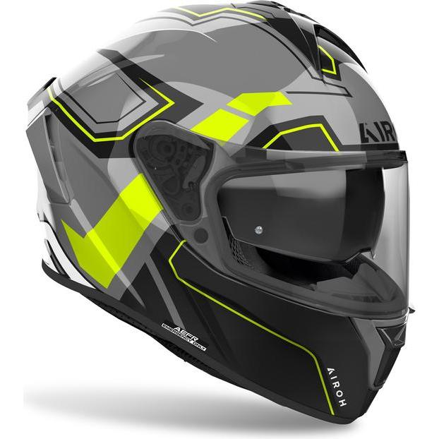 Airoh, Casco da moto, Spark 2 Dart Gelb glänzender Helm (XL)