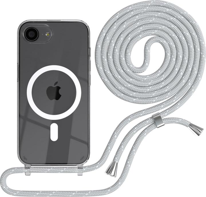 Clips Silber, Hellgrau Weiss