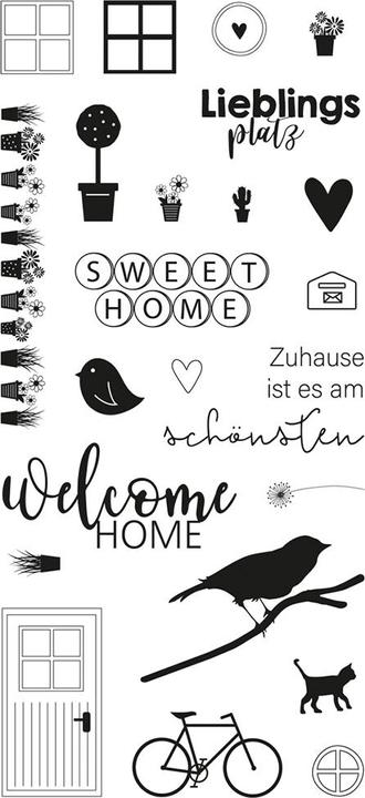 Produktbild Rayher Clear Stamps "Welcome Home"