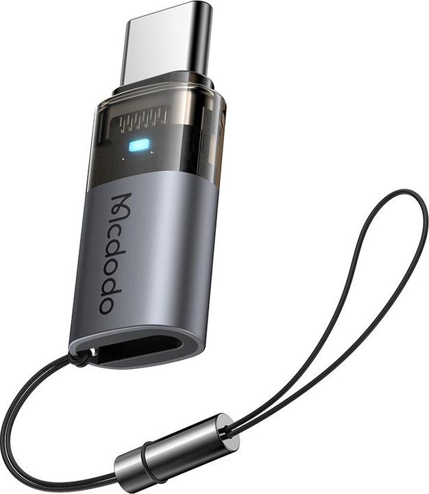 Actual product image Mcdodo Port Luma Lightning auf USB-C Adapter 60W (Lightning, USB-C)