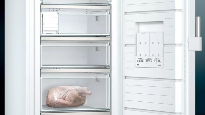 Image du produit Siemens iQ500, Congélateur indépendant, 176 x 70 cm, blanc, GS54NEWCV (Autonome, 328 l)